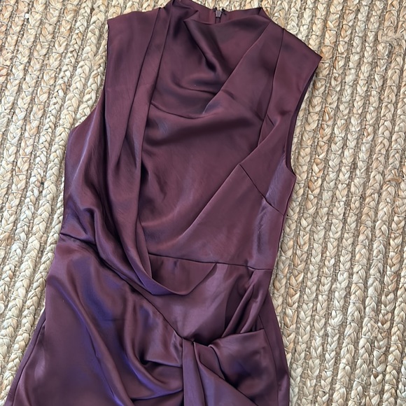 ACLER Sleeveless Drape Detail Mini Dress - Picture 4 of 6